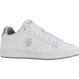 K-Swiss Court Shield Sneakers voor dames, 38 EU, wit, 38 EU