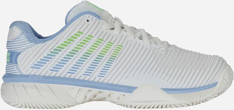K-Swiss - Hypercourt Express 2 Clay - Tennisschoen - Lucent White - Paradise Green