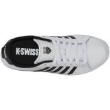 K-Swiss - COURT TIEBREAK II - Sneakers - Wit/Zwart - Leer