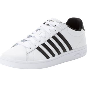 K-SWISS Court Tiebreak II - Sportschoenen - Wit/Zwart/Wit - Leer/Textiel