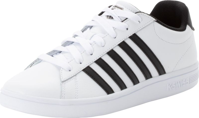 K-SWISS Court Tiebreak II - Sportschoenen - Wit/Zwart - Leer/Textiel
