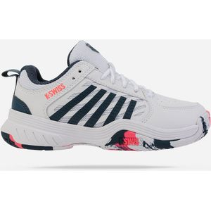 K-Swiss - Court Express 2 - Tennisschoen - White Stargazer Neon Blaze - Leer