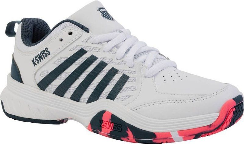 K-Swiss - Court Express 2 - Tennisschoen - Wit - Leren Bovenwerk