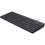 HP - 150 - Bedraad Toetsenbord - Zwart - QWERTY Indeling - 1 Meter Snoerlengte