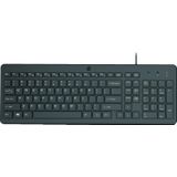 HP 150 - Bedraad toetsenbord - Qwerty ISO - Zwart