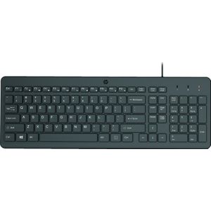 HP 150 - Bedraad toetsenbord - Qwerty ISO - Zwart