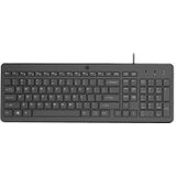 HP 150 USB-A Wired Keyboard toetsenbord Universeel Zwart