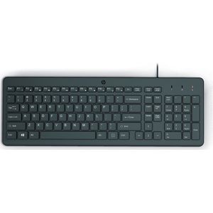 HP 150 Bedrade QWERTZ Toetsenbord Layout 12 Fn Toetsen Werkt met Windows & Mac Stille Zwart