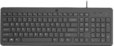 HP 150 USB-A Wired Keyboard toetsenbord Universeel Zwart