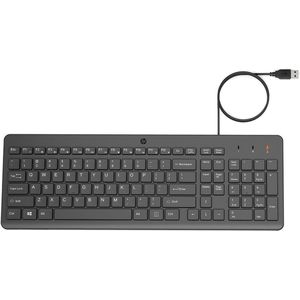 HP Wired Toetsenbord Azerty Zwart