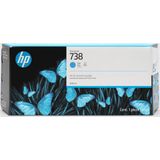 HP 738 (676M7A) inktcartridge magenta hoge capaciteit (origineel)