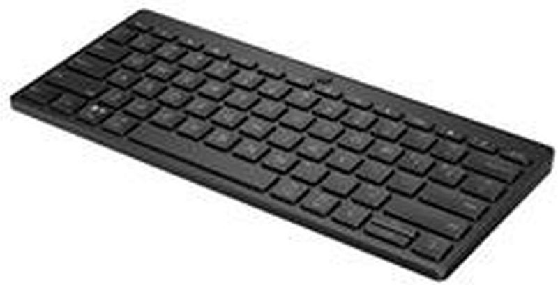 HP 350 - Compact draadloos toetsenbord voor meerdere apparaten (Bluetooth 5.2, Windows, macOS, iPadOS, Chrome OS, Android, iOS) Qwerty Spaans, kleur zwart