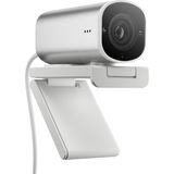 HP 960 4K Streaming Webcam | 4K UHD Auflösung | 60 FPS | 100° Sichtfeld | 360° schwenkbar | KI unterstützt | Autofokus | HDR | 2 Dual-Mikrofone| USB-A | magnetische Abdeckung | silber