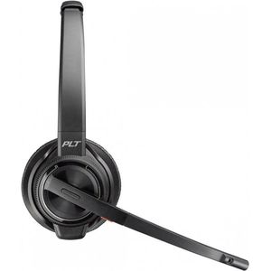 Poly SAVI 8220 D2 USB-A HS EU (Draadloze, USB-A), Kantoorheadset, Zwart