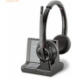 Poly - SAVI 8220 - Headset - Zwart - Draadloos DECT - Bluetooth Verbinding