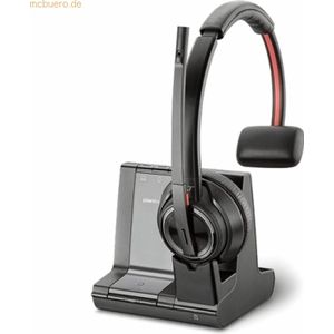 Poly Savi 8210 Office DECT Headset - Single Ear - Zwart