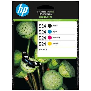 HP 924 Originele Cmyk-inktcartridge 4 Stuks (6c3z1ne#301)