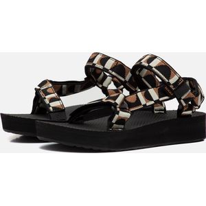 Teva W Midform Universal - Dames Sandalen - Zwart Bruin