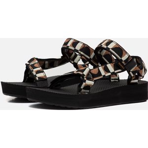 Teva W Midform Universal - Dames Sandalen - Zwart Bruin