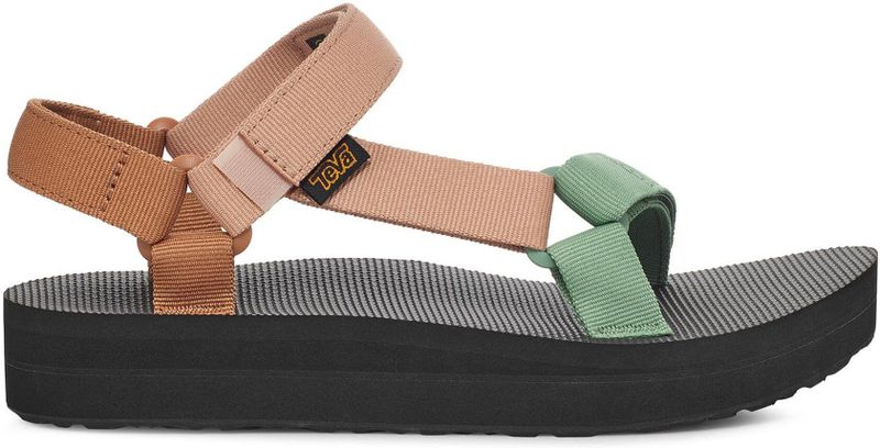 Teva - Midform Universal - Damessandalen - Zwart - Gemaakt van gerecycled polyester