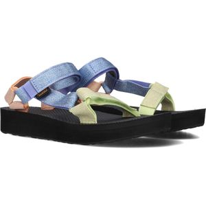 Teva MIDFORM UNIVERSAL - Dames Sandalen - Zwart Oranje Bruin