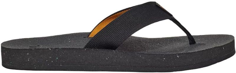 Teva - ReFlip Strappy - Teenslippers - Zwart - Polyester - Sneldrogende Banden