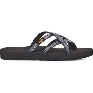 Teva Olowahu W's Teenslippers voor dames, Palms Zwart Wit, 42 EU