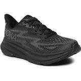 Hoka - Clifton 9 - Hardloopschoenen - Zwart - Mesh/Synthetisch