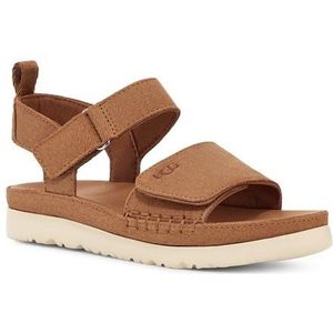 Sandalen Kids Goldenstar UGG. Leer materiaal. Maten 35. Kastanje kleur