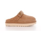 Goldenstar - Platformklompen - Suède - Zwart - Draaibaar Hielriempje