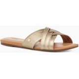 UGG Kenleigh Slide Dames Sandalen - Gold Metallic