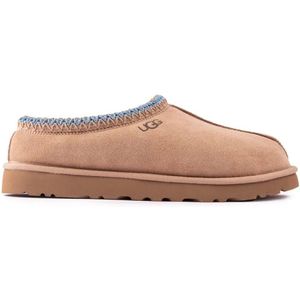 Ugg, Schoenen, Heren, Beige, 42 EU, Suède, Suède Leren Geborduurde Pantoffels