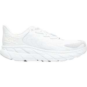 Hoka One One, Schoenen, Heren, Wit, 42 2/3 EU, Witte Leatherlook Sneakers Clifton Ls