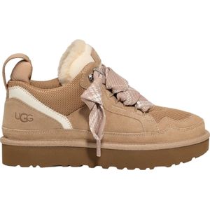 UGG - Lowmel - Sneakers - Sand - Suède/Textiel - 100% Gerecycled Nylon