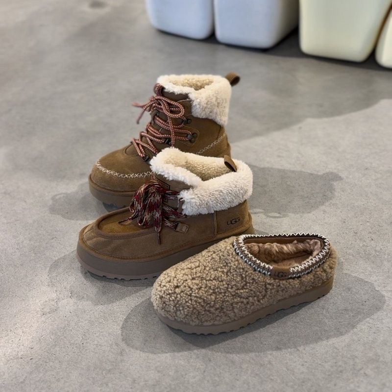 UGG Australia - Funkarra Cabin Cuff - Enkellaarsjes - Chestnut