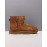 UGG CLASSIC MINI BAILEY ZIP - Gevoerde laarzenSnowbootsDames laarzen - Kleur: Cognac