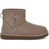 UGG Meisjes W Classic Mini Bailey Zip Boot, Rookpluim