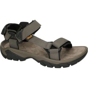 Teva m Terra Fi 5 Universal Leather Heren Sandalen - Dark Gull Grey