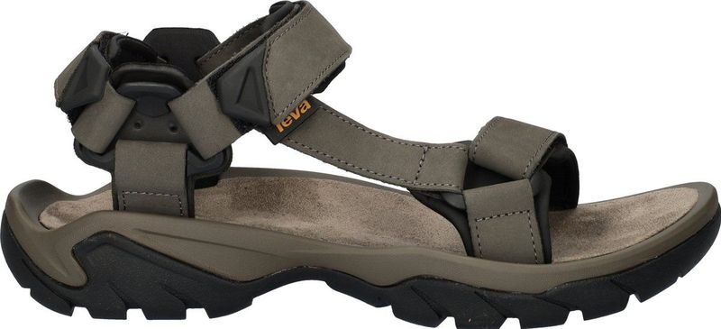 Teva m Terra Fi 5 Universal Leather Heren Sandalen - Dark Gull Grey