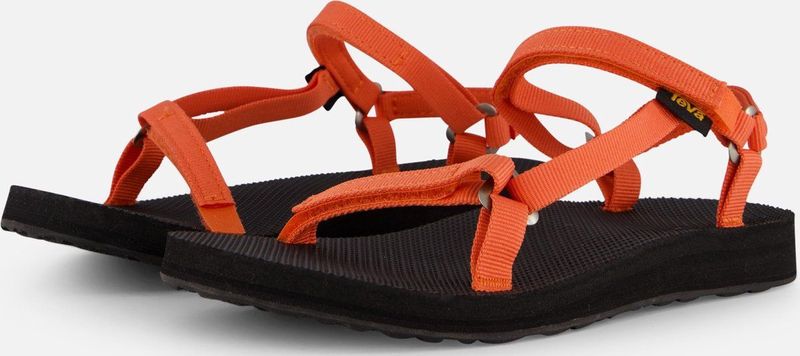 Teva ORIGINAL UNIVERSAL SLIM - Dames Sandalen - Zwart Geel