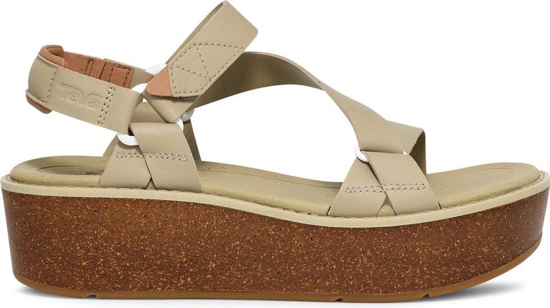 Teva MADERA WEDGE - Dames Sandalen - Beige