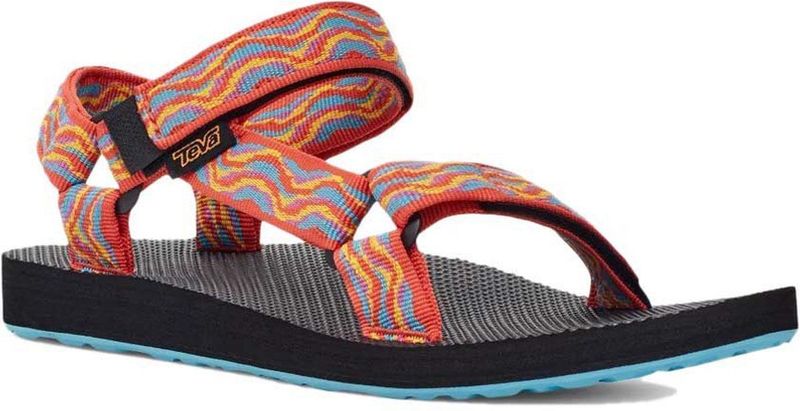 Teva - Original Universal Revive Sandalen - Oranje - Blauw - Geel - Polyester - Rubber