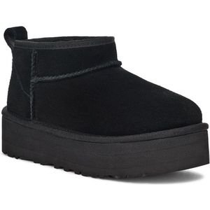 UGG - Classic Ultra Mini Platform - Enkellaarsjes - Bruin - Suède