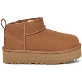 UGG - Classic Ultra Mini Platform - Enkellaarsjes - Bruin - Suède