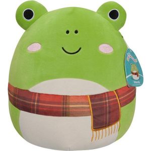 Squishmallows Wendy Green Frog W/Plaid Scarf 30cm Plush