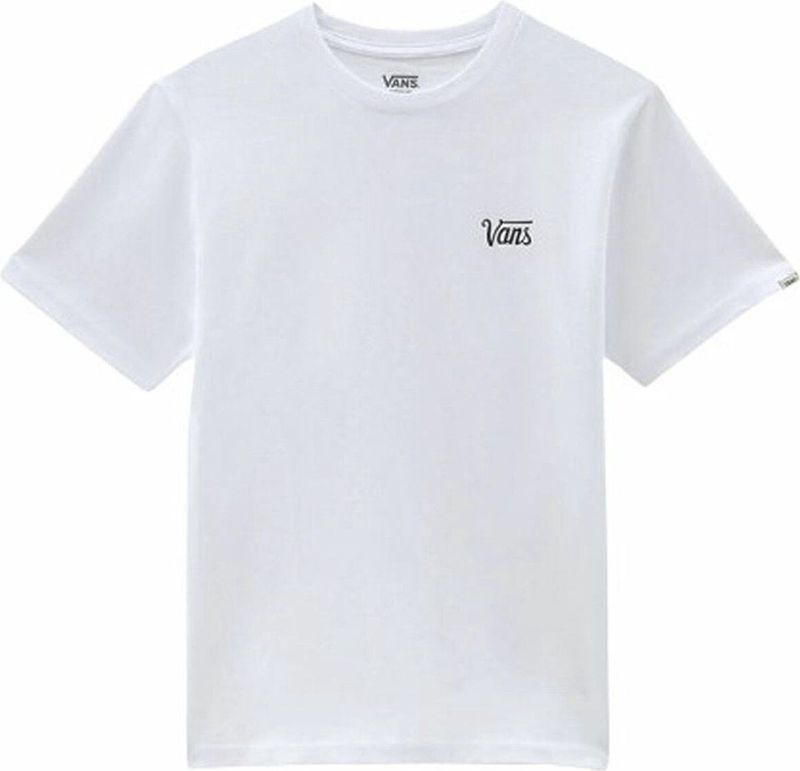 Heren-T-Shirt met Korte Mouwen Vans Mini-Script B Wit