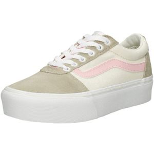 Vans Dames WM Ward Platform Color Block Beige BEIGE 37