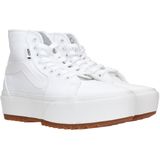 Vans Filmore Hi Tapered Platform St Sneaker voor dames, Canvas Wit, 38 EU