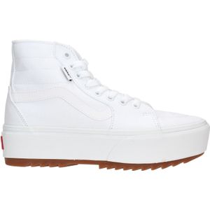 Vans Filmore Hi Tapered Platform St Sneaker voor dames, Canvas Wit, 37 EU