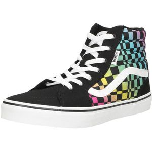 Vans Filmore Hi Sneakers voor meisjes, Trippy Checkerboard Multi Black, 38 EU